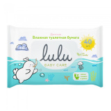 "LULU"Влажная туалетная бумага детская, 40 штук