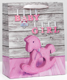 Пакет подарочный ламинированный "Baby girl"
