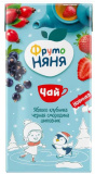 ФрутоНяня Чай яблоко-клубника-черная смородина-шиповник, c 12 месяцев, 0.2 л