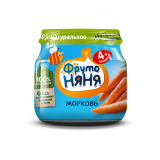 Фрутоняня Пюре морковное 80гр