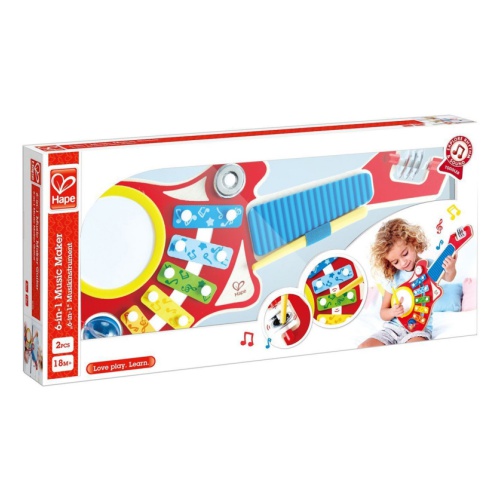 Hape Музыкальная игрушка 6 в 1