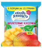 Когда Я вырасту Фруктовые кусочки Яблоко-манго, с 12 месяцев
