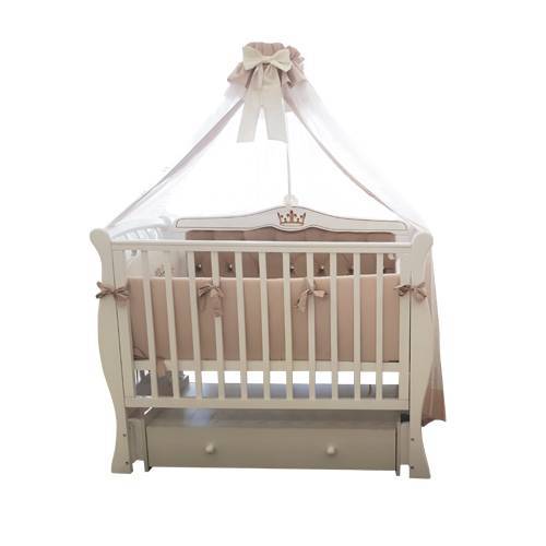 Bambini Moretti Детская кроватка "Витэлия люкс два" универсальный маятник / белый