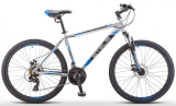 Stels Велосипед Navigator 500 MD 26 F010 20" / цвет серебристый-синий