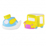 Жирафики Набор погремушек "Автобус и кораблик"