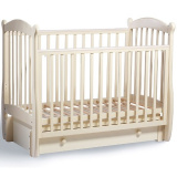 Baby luce детская кроватка карамелька / цвет слоновая кость