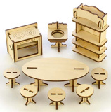 Теремок Конструктор из дерева "Кухня"