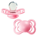 BIBS Соска-пустышка Supreme silicone Baby Pink 0-6 месяцев / цвет розовый