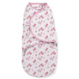 Summer Infant Конверт на липучке Swaddleme / размер S/M /розовые птички