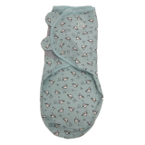 Summer Infant Конверт на липучке SwaddleMe Бумажные самолетики, размер S/M / цвет серый