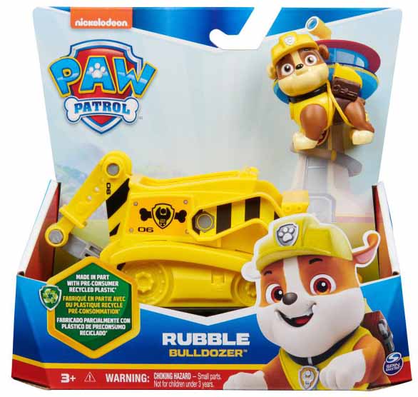 Paw Patrol Набор Щенячий патруль машинка с фигуркой Крепыш, 15 см