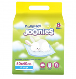 JOONIES Пеленки детские одноразовые 60х40, 10 шт.
