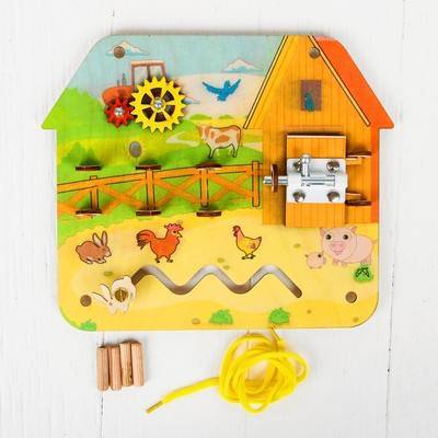 Развивающая доска "Бизи-Ферма"