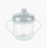 Happy Baby Поильник Drink Up, 170 мл / цвет steel