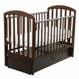 Papaloni Детская кроватка Джованни маятник универсальный / цвет орех шоколадный