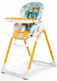 Peg-Perego Стульчик для кормления Prima Pappa Zero3 / цвет Gelato оранжевый с белым рисунком