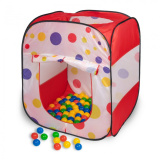 SevillaBaby Игровой домик квадратный + 100 шаров в комплекте/ цвет красный, белый