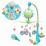 Bondibon Музыкальный мобиль Солнышко Baby You со съемными погремушками / цвет голубой