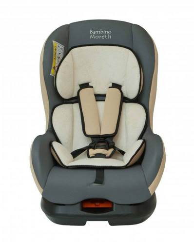 Bambino Moretti Автокресло детское BM-303 Lux / цвет коричневый-бежевый