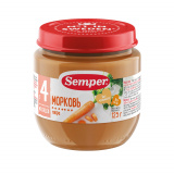 Semper Пюре Морковь 125г