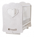 Кровать маятниковая поперечная Baby sleep-2 БИ 44.2 слоновая кость  ДНВ Мишки