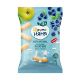 ФрутоНяня Палочки Кукурузные с черникой и яблоком с 12 месяцев, 20г