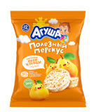 Агуша Рисовые Мини-Хлебцы С грушей, 30 г