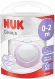 Соска-Пустышка силиконовая усп. GENIUS, р-р 0 с рождения
