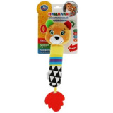 Играем вместе Текстильная игрушка пищалка мишка Умка