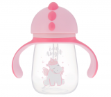Little Angel Детский поильник с трубочкой Unicorn / цвет розовый