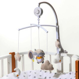 Крошка Я Музыкальный мобиль «Зверята», с ночником