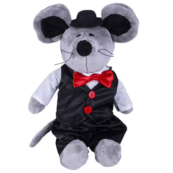 Softoy Игрушка Мышь в костюме, 26 см S890/15