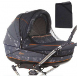 Baby care Москитная сетка Classic Plus для колясок-"люлек" (черный)