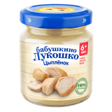 Бабушкино Лукошко Пюре из Цыпленка 100г 6 мес