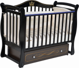 Антел Кровать детская Julia 11 автостенка, универсальный маятник / цвет шоколад