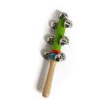 Лесная мастерская Игрушка музыкальная с бубенцами Весёлая мелодия / цвет зеленый