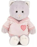 Maxi Toys Мягкая игрушка Колбаскин&Мышель Мышель в Розовом Худи, 20 см
