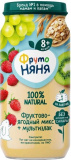 ФрутоНяня Пюре мультизлак-фруктово-ягодный микс, с 8 месяцев, 250 г