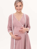 Hunny mammy Комплект для беременных и кормящих 1-НМК 23132, размер 170,176- 96-102 / цвет темно-бежевый, молочный