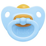 Пустышка для сна BABY BLUE с кольцом латекс 6-18 мес НУК