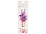 Roxy Kids Держатель для пустышек с игрушкой "Сова". Ткань.
