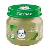 Gerber Пюре "Только кабачки", с 4 месяцев (80г)