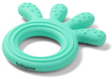 BabyOno Прорезыватель силиконовый Осьминожка / цвет мята