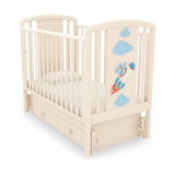 Angela Bella Кроватка детская "Жаклин", цвет / слоновая кость