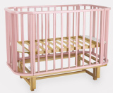Rant Детская кровать Sandy, 120x60 см / цвет Cloud Pink (розовый)