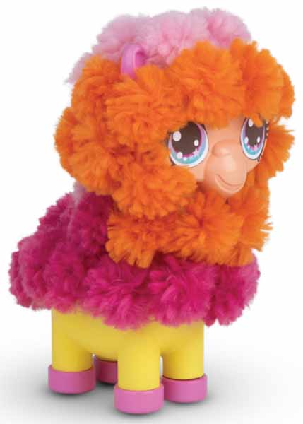 Ruffle Fluffies Набор для создания игрушки из помпонов "Лама Лана"