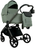 PITUSO Коляска 2 в1 Teffy короб+прогул. (Sage Green/Graphite)