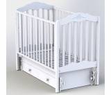 Гандылян Кровать детская "Анастасия" Люкс  маятник универсальный / цвет  белый