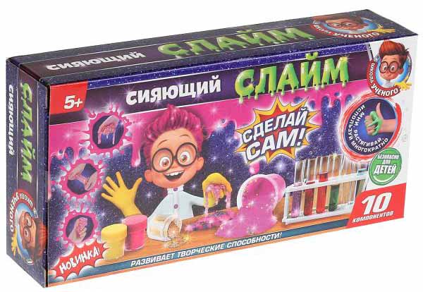 Играем вместе Игровой набор «Сияющий слайм» из серии «Школа учёного»
