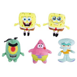 SpongeBob игрушка плюшевая  / 15 см / в ассортименте
